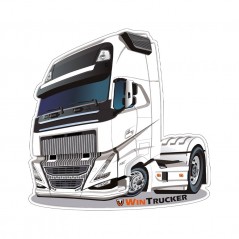 WINTRUCKER Pegatina TIPO VOLVO 10X10CM 07296