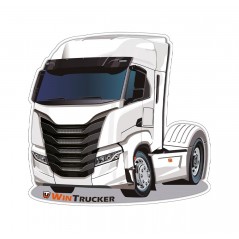 WINTRUCKER Pegatina TIPO IVECO 10X10CM 07299