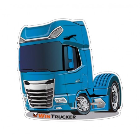 WINTRUCKER Pegatina TIPO DAF 10X10CM 07301