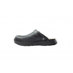 EUROROUTIER Zueco de trabajo cuero SLIPPER 09125DVAR