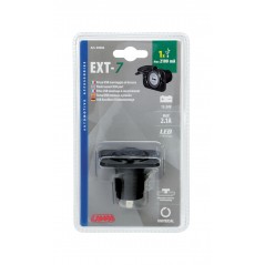 LAMPA USB socket for pressure mounting 12/24V LAM39006