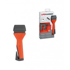 FASEBA Martillo rompecristales con cuchilla LIFE HAMMER LAMLHEBL001T2