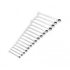 DRAPER Juego de llaves combinadas métricas con carraca, dieciseis piezas HI-TORQ® 1125769