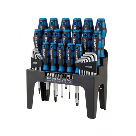DRAPER Screwdriver, wrench and bit set, forty-four pieces PUNTAS 1125773