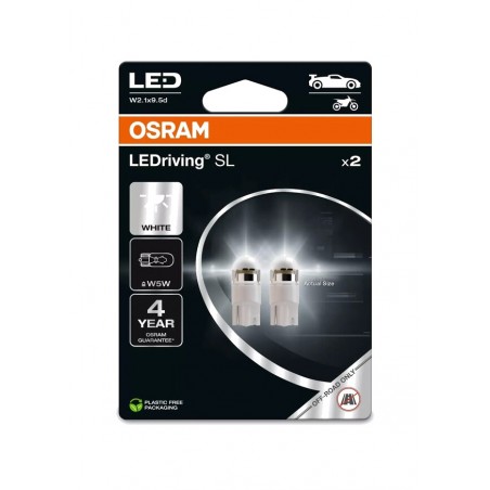 OSRAM LED lamp for vehicle RETROFIT LEDRIVING W5W LIGHT BULBS 12V 0,8W - 2 UDS 1129529
