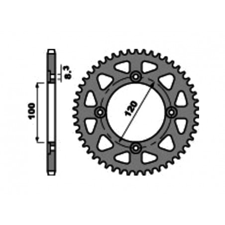 PBR Corona de acero estándar 4453 - 420 C45 1075327002