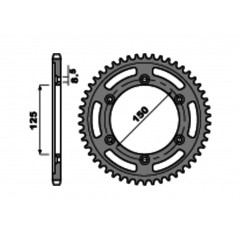 PBR Standard steel crown 4507 - PASO 520 1075342003