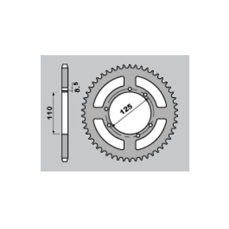 PBR Corona de acero estándar 4390 - 428 C45 1125394001