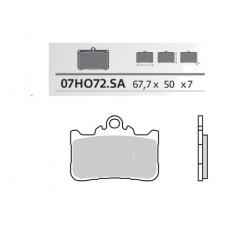 BREMBO SINTERED BRAKE PADS 07HO72SA 1125376