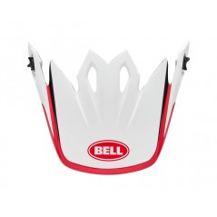 BELL Visor for motocross helmet MX-9 MIPS - RIFT RED/WHITE 8009286004