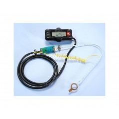 POLINI Tacómetro digital con contador de horas y sensor termopar bujía 1129132