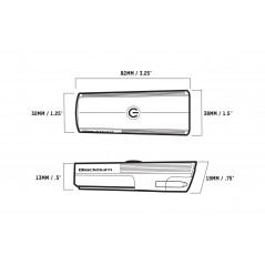 BLACKBURN Front bike light with direct charge BBN DAYBLAZER 550 USB-C 7149895