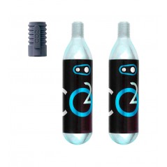 CRANKBROTHERS Pack de cartucho más inflador 20G X 2 UDS. 20GR CO2 16231