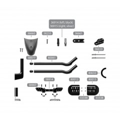 ARGON18 Recambio tornillo para apoyabrazos E-114 E-118 Y E-118N 33338