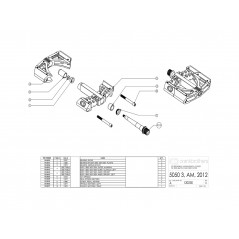 CRANKBROTHERS Red Aluminum Right Body Replacement 5050 3 EXT 13861