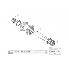 CRANKBROTHERS Front cover replacement IODINE/SAGE/OPIUM 2012 (KIT) 15MM 14068