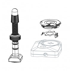 QUARQ Válvula de repuesto para sensor presión con tapa batería TYREWIZ (CON LLAVE VALVULA) (1UND) 11.3018.009.001