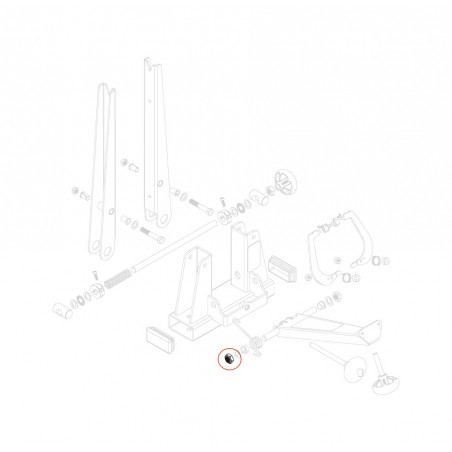 PARK TOOL Tuerca de nylon delgada 1/2 20 TS-2 TS-2.2 TS-2.3 TS-4.2 TS-6 FCG-1 233-2