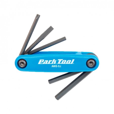 PARK TOOL Juego de llaves hexagonales y destornillador plegables T25 TORX® 4MM 5MM 6MM AWS-9.2