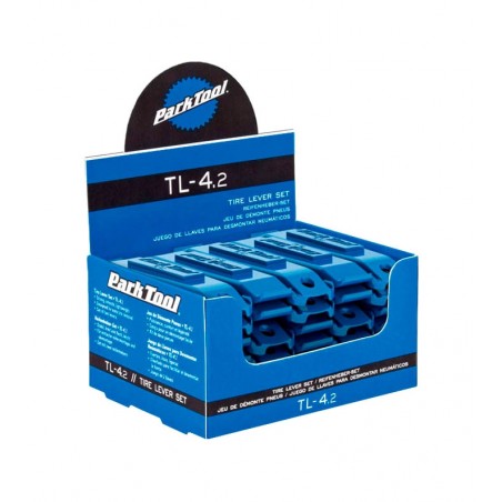 PARK TOOL Tire lever set 2 PIEZAS - SE VENDE COMO CAJA EXHIBICIÓN CON 25 JUEGOS TL-4.2