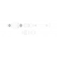ZIPP Replacement bearings for hub (1X61903 1X61803) SUPER9 11.1915.064.000