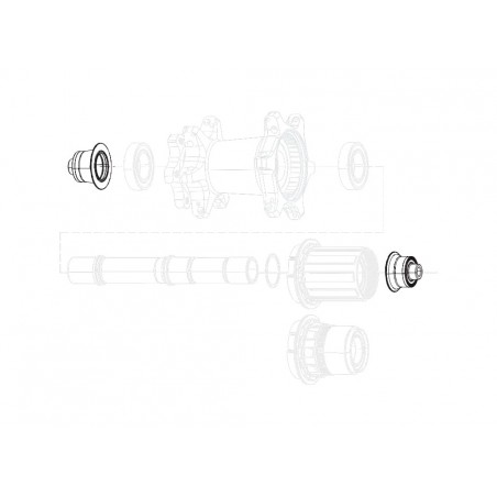 ZIPP Tapas delanteras de repuesto para modelo QR 77 DISC 11.1918.047.000