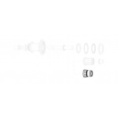 ZIPP Replacement core for disc/rim SRAM XDR COGNITION NSW V2 11.2018.065.001