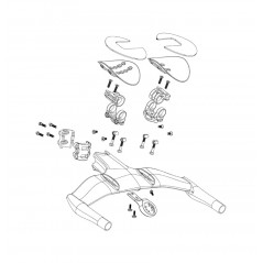 ZIPP Armrest pad kit A1VUKA CLIP 11.6618.001.000