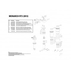 ROCK SHOX Herramienta para bloque de amortiguadores VISE BLOCK MONARCH 00.4118.013.000