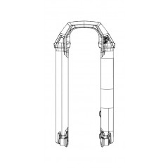 ROCK SHOX Pares de botellas con válvula presión 27 15X110 VALV PRES DIF PIKE SELECT/SELECT PLUS C1+ (2023+) BOOST 11.4018.091.07