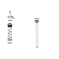 ROCK SHOX Cartucho de bloqueo para suspensión con sistema remoto RECON/SEKTOR SLV BOOST RL 130-150 TP 8 ALU 11.4018.104.036
