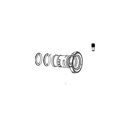 ROCK SHOX Cuerpo y deposito de recambio integrado VIVID AIR R2C IFP 200X57MM 11.4118.022.005