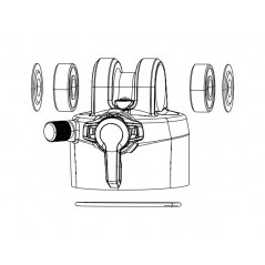 ROCK SHOX Strong and reliable complete head replacement DELUXE R/SELECT BEARING 11.4118.070.002
