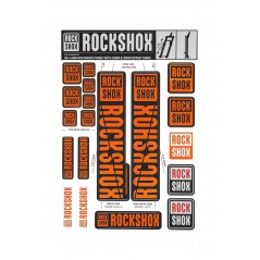 ROCK SHOX Kit de adhesivos para barras suspensión 30/32MM RS1 2018 11.4318.003.504VAR