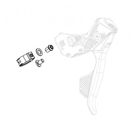 SRAM Repuesto de abrazadera para doble mando freno disco RIVAL/FORCE D2 ETAP AXS (PAR) 11.7018.079.001