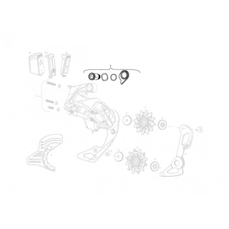 SRAM Repuesto de caja interna para cambio RED ETAP AXS 11.7518.093.005