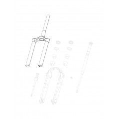 ROCK SHOX Recambio puente con barras para bicicleta 29 30 GOLD/JUDY TPR 46OS 11.4018.008.558