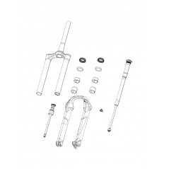 ROCK SHOX Muelle de repuesto para horquilla 27.5/29 X-FIRM XC30 11.4018.010.165