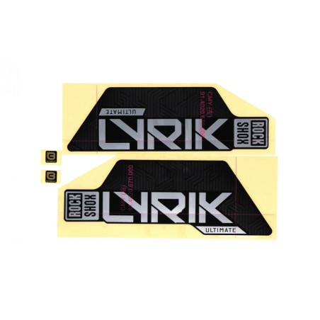 ROCK SHOX Kit adhesivos diseño brillante LYRIK ULT FLIGHT ATT (2023) 11.4018.105.062