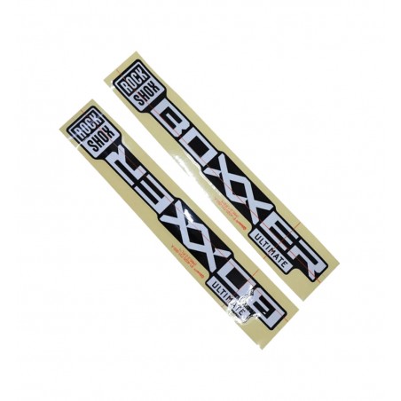 ROCK SHOX Bright design bicycle sticker kit BXR 27/29 SILV FOR GLO ULT D1+(2024+) 11.4018.105.075