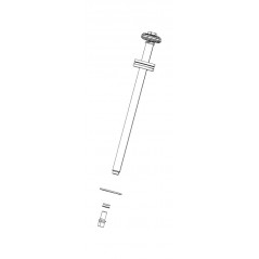 ROCK SHOX Recambio para vástago de amortiguador bicicleta doble suspensión DOMAIN RC B1+ (2022+) 11.4018.123.000