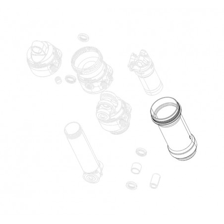 ROCK SHOX Recambio amortiguador neumático compatible MONARCH 200X57MM 11.4118.033.012