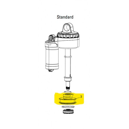 ROCK SHOX Recambio pistón fijo compatible SUPER DELUXE 11.4118.056.001