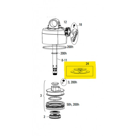 ROCK SHOX Reductor de recorrido para amortiguador DELUXE NUDE (10UDS ) 11.4118.062.000