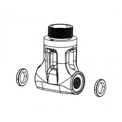 ROCK SHOX Recambio soporte inferior asimétrico A1 (2017-2020) DELUXE THRUAKTIV 11.4118.090.001