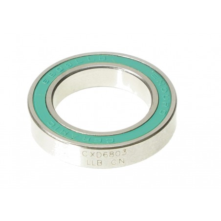 ENDURO BEARINGS Rodamiento radial cerámico para buje CXD 6803 LLB XD15 CERAMIC-HYBRID ABEC-5 (CN CLEARANCE) 17MM X 26MM 5MM EB89