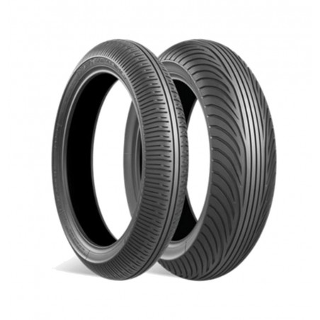 BRIDGESTONE Neumático trasero de lluvia para moto BATTLAX W01 RAIN SOFT 190/650 17 NHS TL 9000013
