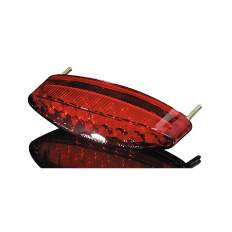 HIGHSIDER Piloto trasero led mini con luz de matrícula y cristal rojo SMART NUMBER1 1139514