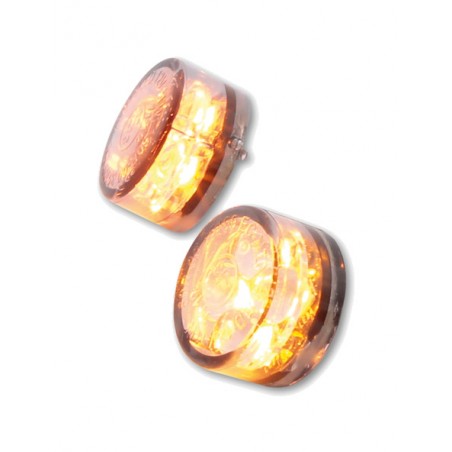 HIGHSIDER LED flashing light with smoked glass and homologation SMART MODULE SIXTEEN E PAR 1139713