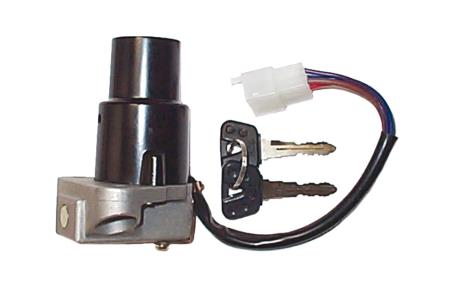 V PARTS Cerradura de contacto para reemplazar el interruptor encendido dañado - Kit completo con bloqueo dirección y llaves 6520